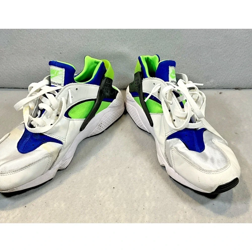Nike Air Huarache 2021 Scream Green. Low Top. Size 10.5 (DD1068-100)